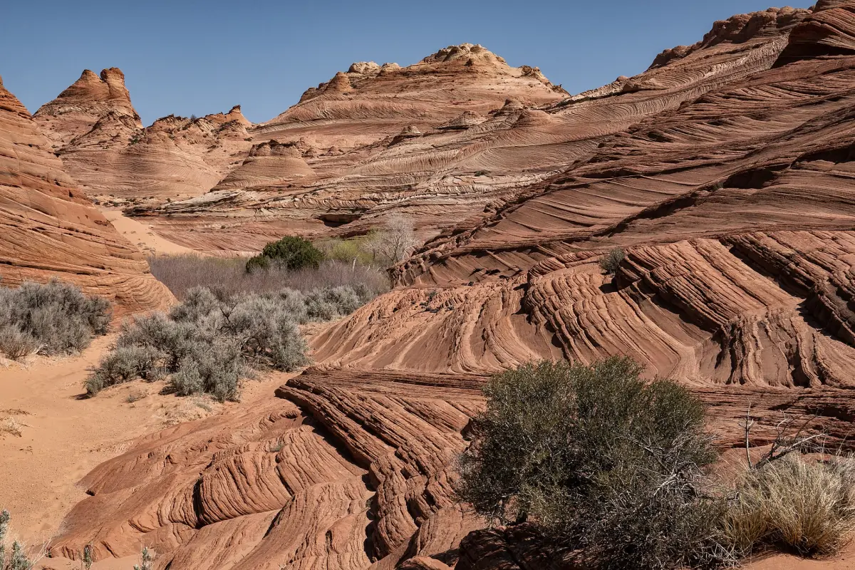 Sandstone formations near Buckskin Gulch