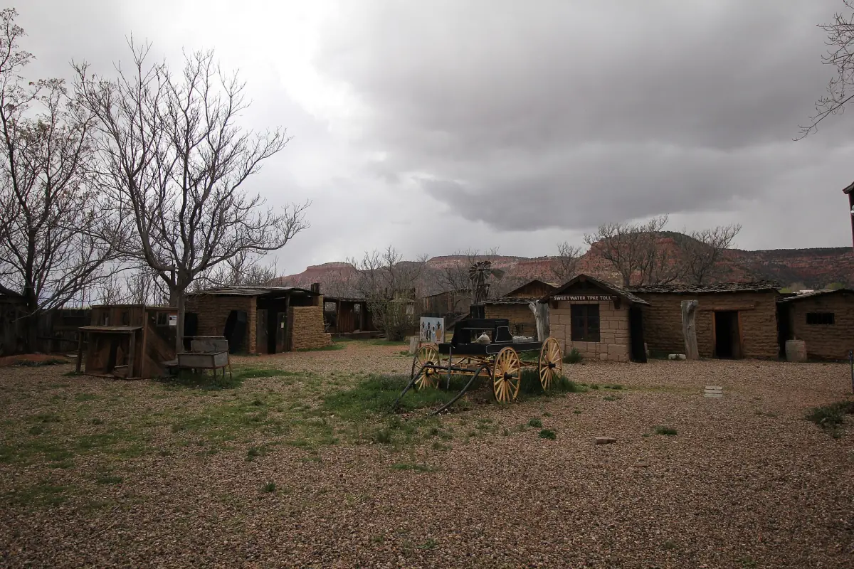 Western film sets at the Little Hollywood museum in Kanab