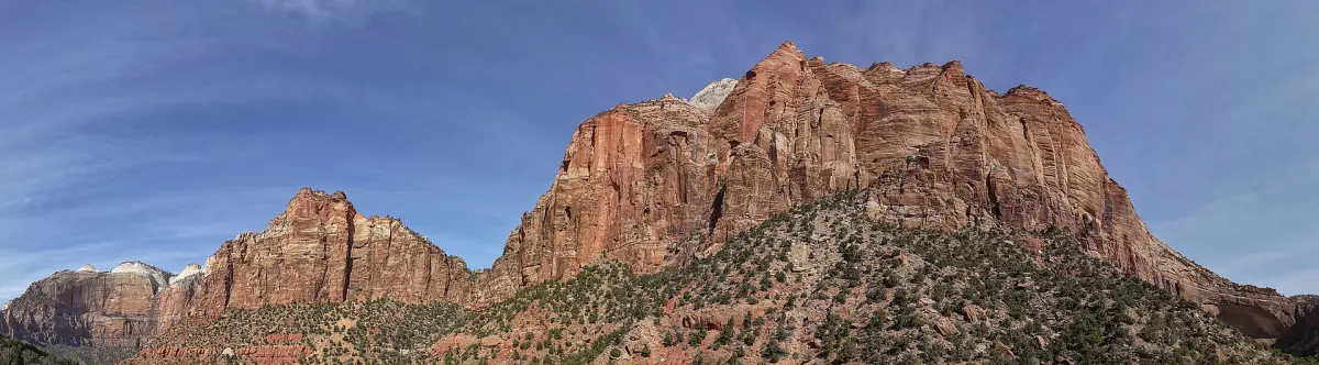 Mount Spry and the East Temple in Zion National Park