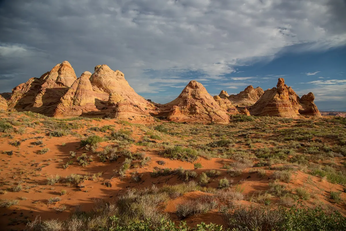 Sandstone teepees in Vermilion Cliffs National Monument